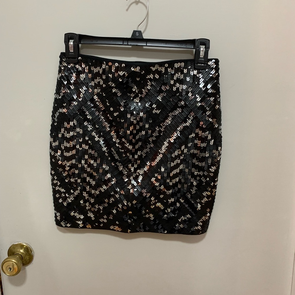 NWT Express sequin mini skirt